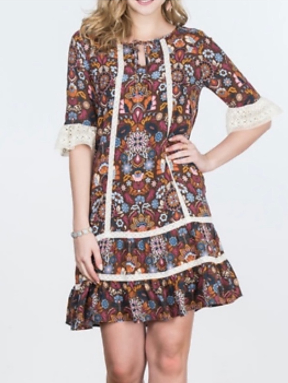 Matilda Jane Intermission Shift Dress Size Large NWT
